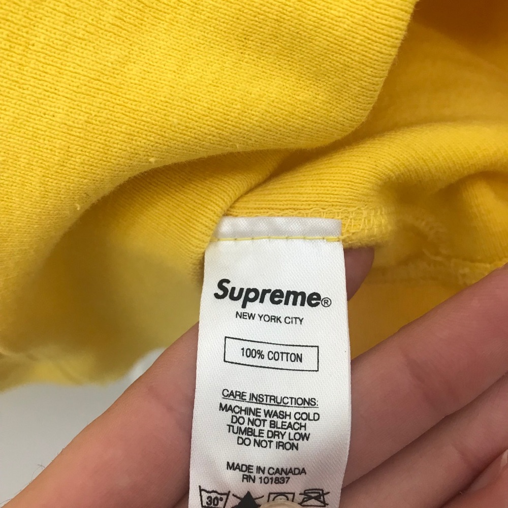 SUPREME yellow apple hoodie - Picture 4 of 5